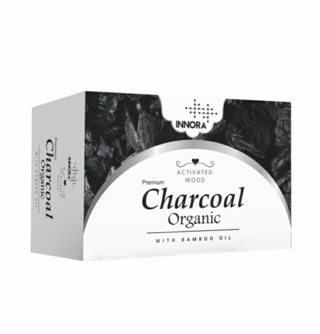 INNORA ACTIVATED WOOD PREMIUM CHARCOAL ORGANIC SOAP 100gms