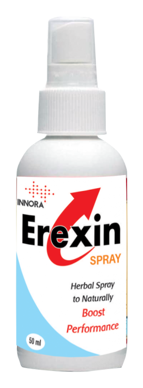 Innora Erexin Spray 50ml, Herbal Spray to Naturally Boost Performance